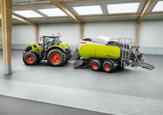 Presse per grandi imballaggi + Presse ad alta pressione Claas Quadrant 5300 RC