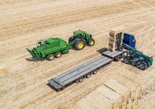 Presse per grandi imballaggi + Presse ad alta pressione John Deere L624