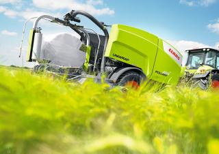 Rotopresse Claas Rollant 455 RC Uniwrap 