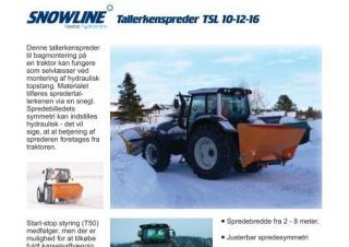 Attrezzature stradali per manutenzione invernale Spargitori Spanditrici a montaggio esterno KMV TSL 10