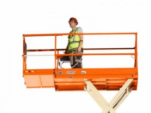 Piattaforme aeree a forbice Piattaforme aeree verticali a pantografo su ruote JLG 10RS