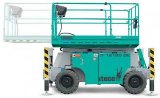 Piattaforme aeree a forbice Piattaforme aeree verticali a pantografo su ruote Iteco IT 12180 DE