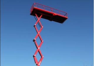 Piattaforme aeree a forbice Piattaforme aeree verticali a pantografo su ruote PB PB S175-19E 4x4