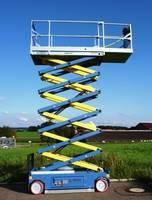 Piattaforme aeree a forbice Piattaforme aeree verticali a pantografo su ruote Weiss SAB B-99