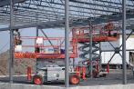 Piattaforme aeree a forbice Piattaforme aeree verticali a pantografo su ruote Skyjack SJ 6826 RT
