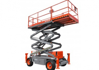 Piattaforme aeree a forbice Piattaforme aeree verticali a pantografo su ruote Skyjack SJ 7127