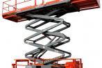 Piattaforme aeree a forbice Piattaforme aeree verticali a pantografo su ruote Skyjack SJ 9241