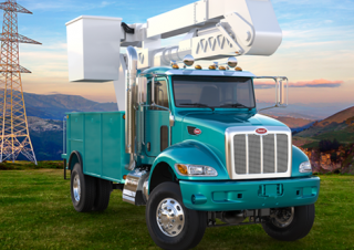 Autocarro Telaio rigido Peterbilt 348 PACCAR PX-7