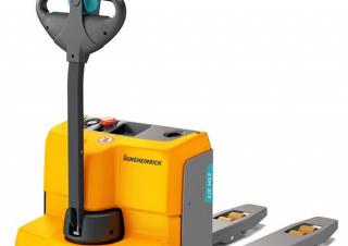 Transpallet elettr. a timone guida terra Jungheinrich EJE M13 