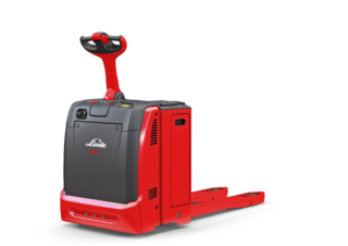 Transpallet elettr. a timone guida terra Linde T 30