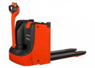 Transpallet elettr. a timone guida terra Linde T16L