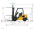Caterpillar DP35N Dimensioni e grandezza