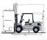 Caterpillar DP 40 Dimensioni e grandezza