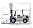 Caterpillar DP45K Dimensioni e grandezza