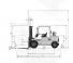 Mitsubishi FD 45 K 2 Dimensioni e grandezza