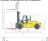 Hyster H28XM 12 Dimensioni e grandezza