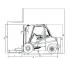 Linde H 50 D Dimensioni e grandezza