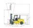 Hyster H9.00XM 6 Dimensioni e grandezza