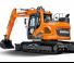 Escavatori cingolati Doosan DX140LCR-7