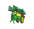 Irroratrice con barra su rimorchio John Deere R 944 i