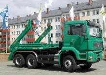 Autocarri con cassone ribaltabile a tazze Meiller AK 16 MT