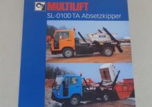 Autocarri con cassone ribaltabile a tazze Multilift SL 0100 TA (sw)