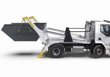 Autocarri con cassone ribaltabile a tazze Palfinger ST 18 TEC