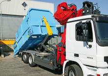 Autocarri con cassone ribaltabile roll off Palfinger T 18