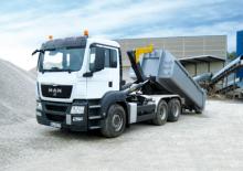 Autocarri con cassone ribaltabile roll off Palfinger T 20 A