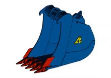 Benne per escavatori Arden R55S41