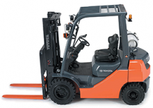 Carrelli elevatori frontali a gas Toyota 8FGU25