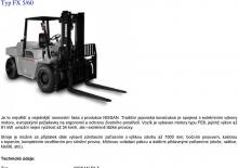 Carrelli elevatori frontali a gas Nissan FX 5-60