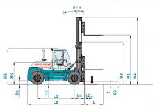 Carrelli elevatori frontali diesel Konecranes SMV 10-600 B