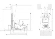 Carrelli elevatori frontali diesel DanTruck 9689 Power +