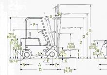 Carrelli elevatori frontali diesel Clark C 500-y-200 D