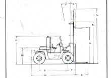 Carrelli elevatori frontali diesel Clark C 500-ys-250 D