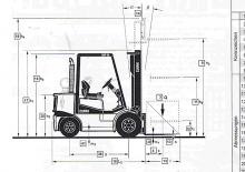 Carrelli elevatori frontali diesel Clark CDP 20