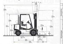 Carrelli elevatori frontali diesel Clark CDP 30