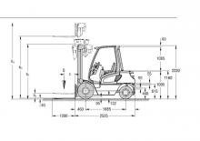 Carrelli elevatori frontali diesel Jungheinrich DFG 20 AS