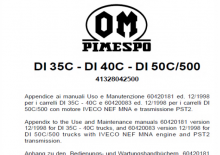 Carrelli elevatori frontali diesel OM-Pimespo DI 40 C