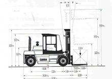 Carrelli elevatori frontali diesel Clark DPL 60