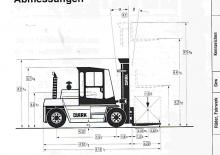 Carrelli elevatori frontali diesel Clark DPL 70