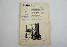 Carrelli elevatori frontali diesel Clark DPM 12