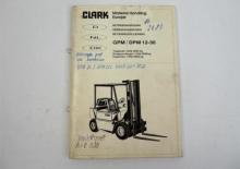 Carrelli elevatori frontali diesel Clark DPM 12