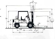 Carrelli elevatori frontali diesel Clark DPM 20