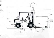 Carrelli elevatori frontali diesel Clark DPM 20