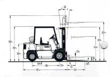 Carrelli elevatori frontali diesel Clark DPM 25 C