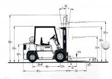 Carrelli elevatori frontali diesel Clark DPM 25
