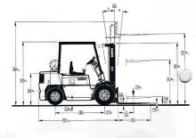 Carrelli elevatori frontali diesel Clark DPM 30 L