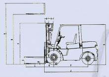 Carrelli elevatori frontali diesel Belet DV 40 BV